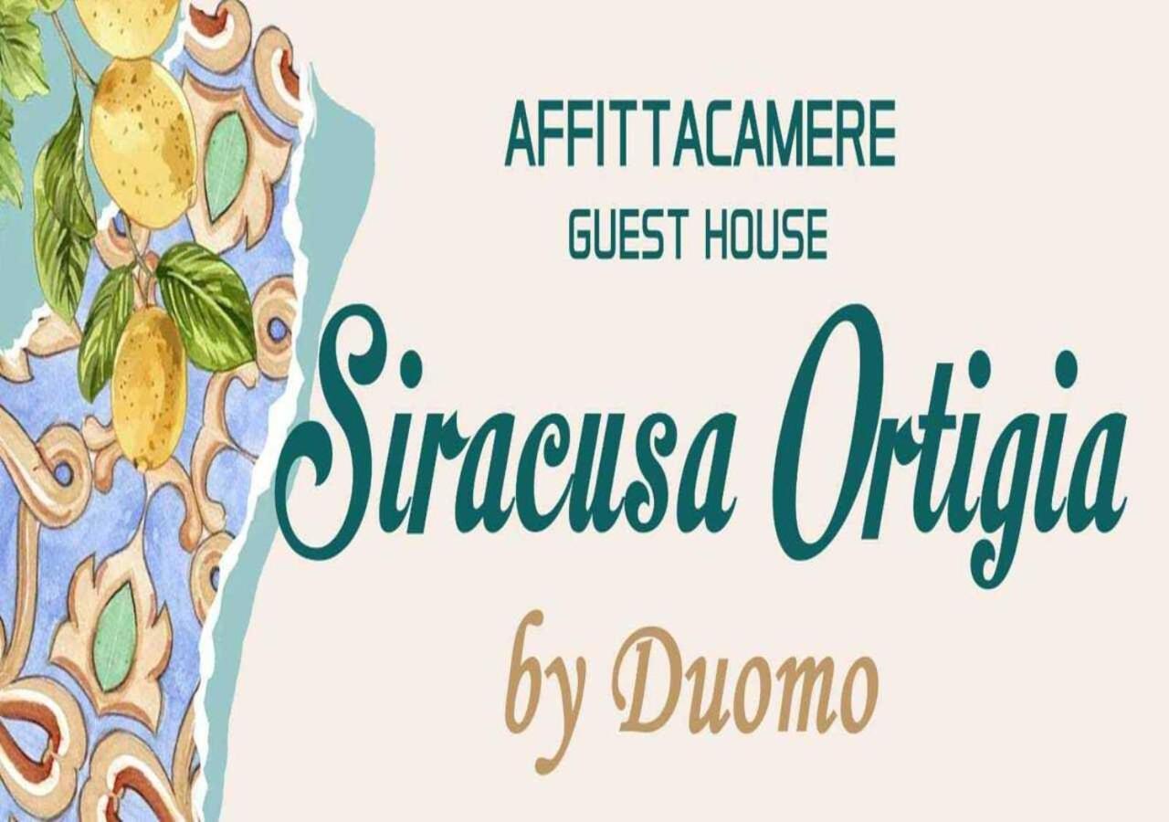 Siracusa Ortigia By Duomo Syracuse Eksteriør bilde